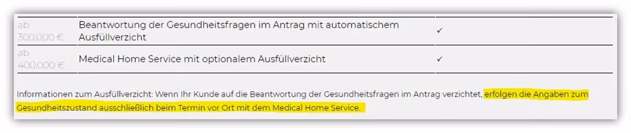 Europa Versicherung Medical Home Service