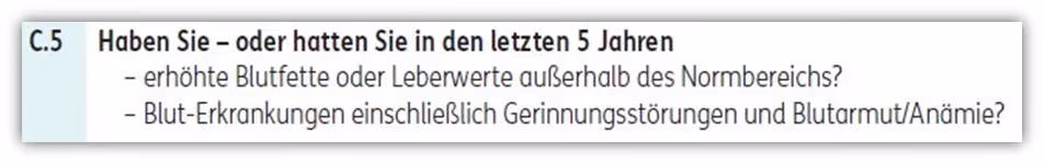Ergo Risikolebensversicherung Gesundheitsfragen