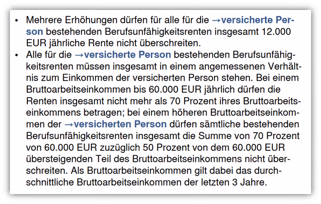 Allianz BU - finanzielle Angemessenheit