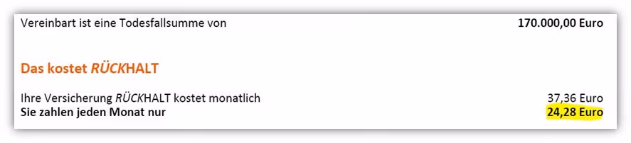 Kosten Risikolebensversicherung die Dortmunder