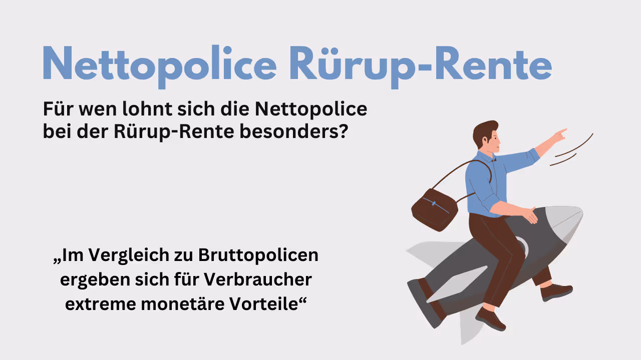 ETF-Rürup Rente als Nettopolice