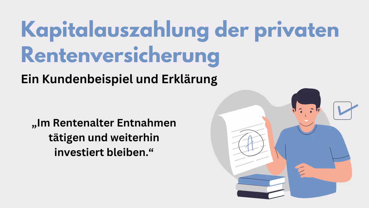 Auszahlungsmöglichkeit Rentenversicherung