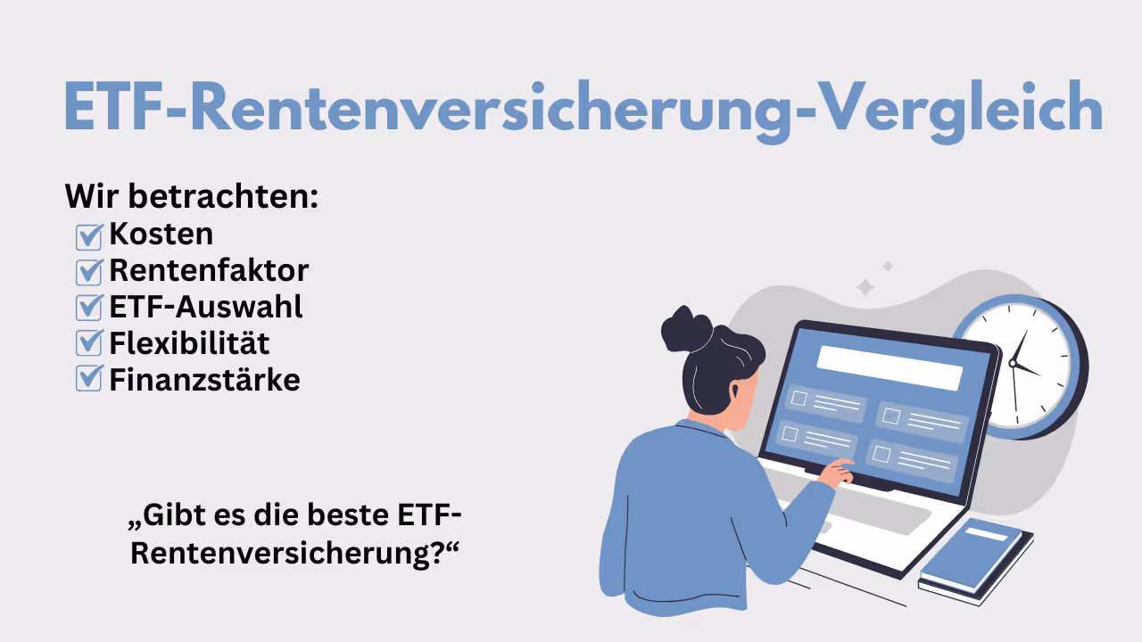 Vergleich von ETF-Rentenversicherungen