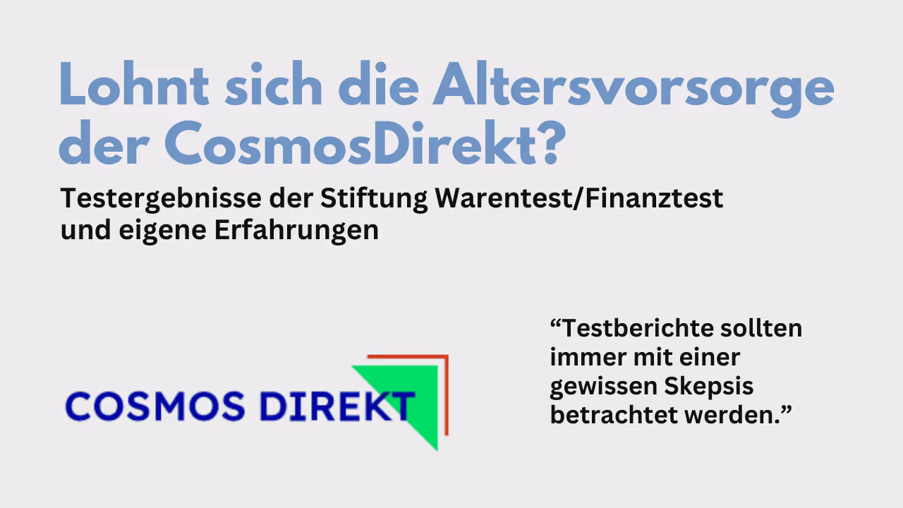 ETF-Rentenversicherung CosmosDirekt