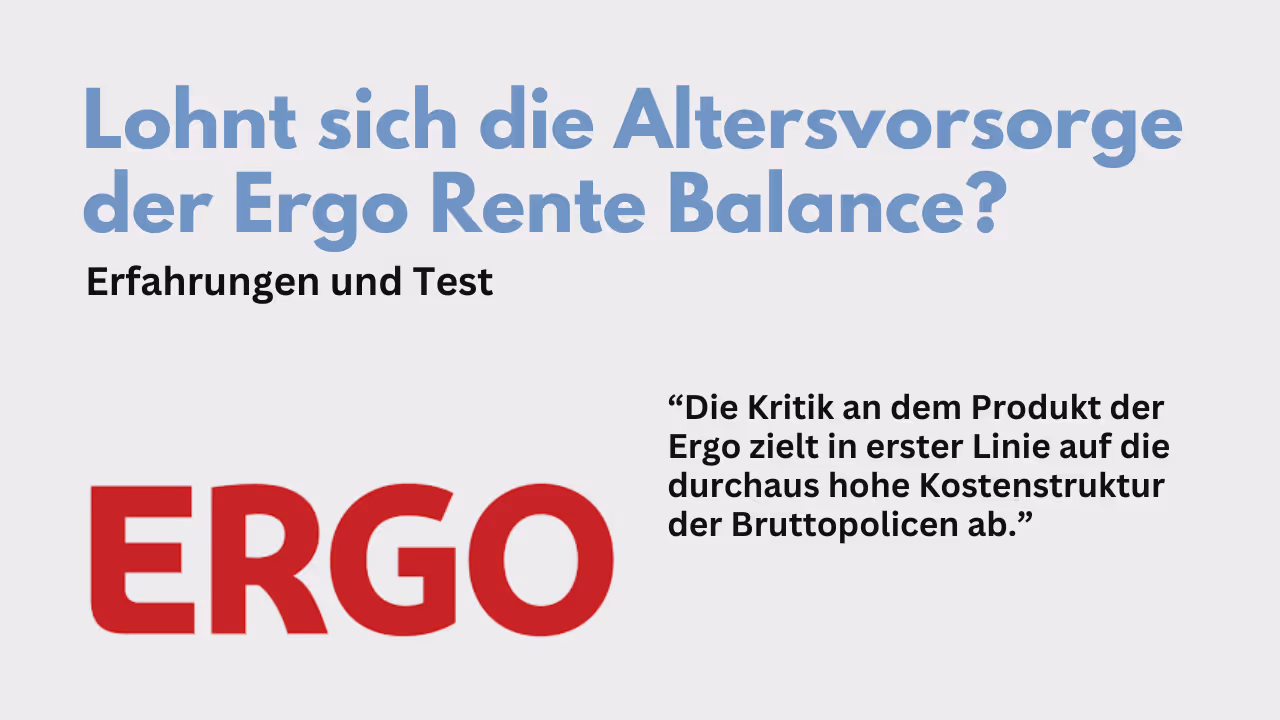 1. Testbericht ETF-Rentenversicherung