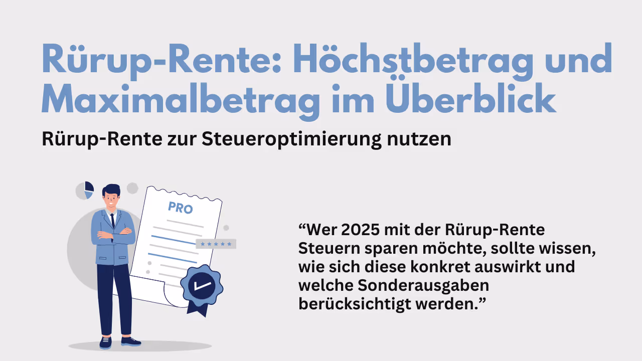 Höchstbetrag Rürup Rente