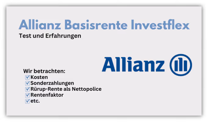 Allianz Basisrente Investflex - Test und Erfahrung