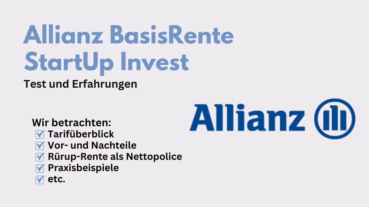 Allianz BasisRente StartUp Invest
