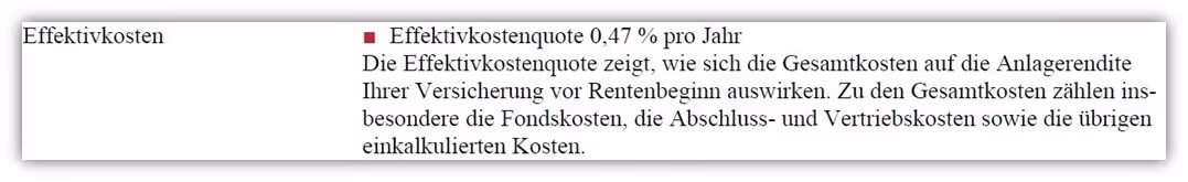 Nettopolice Alte Leipziger HFR10 Effektivkosten