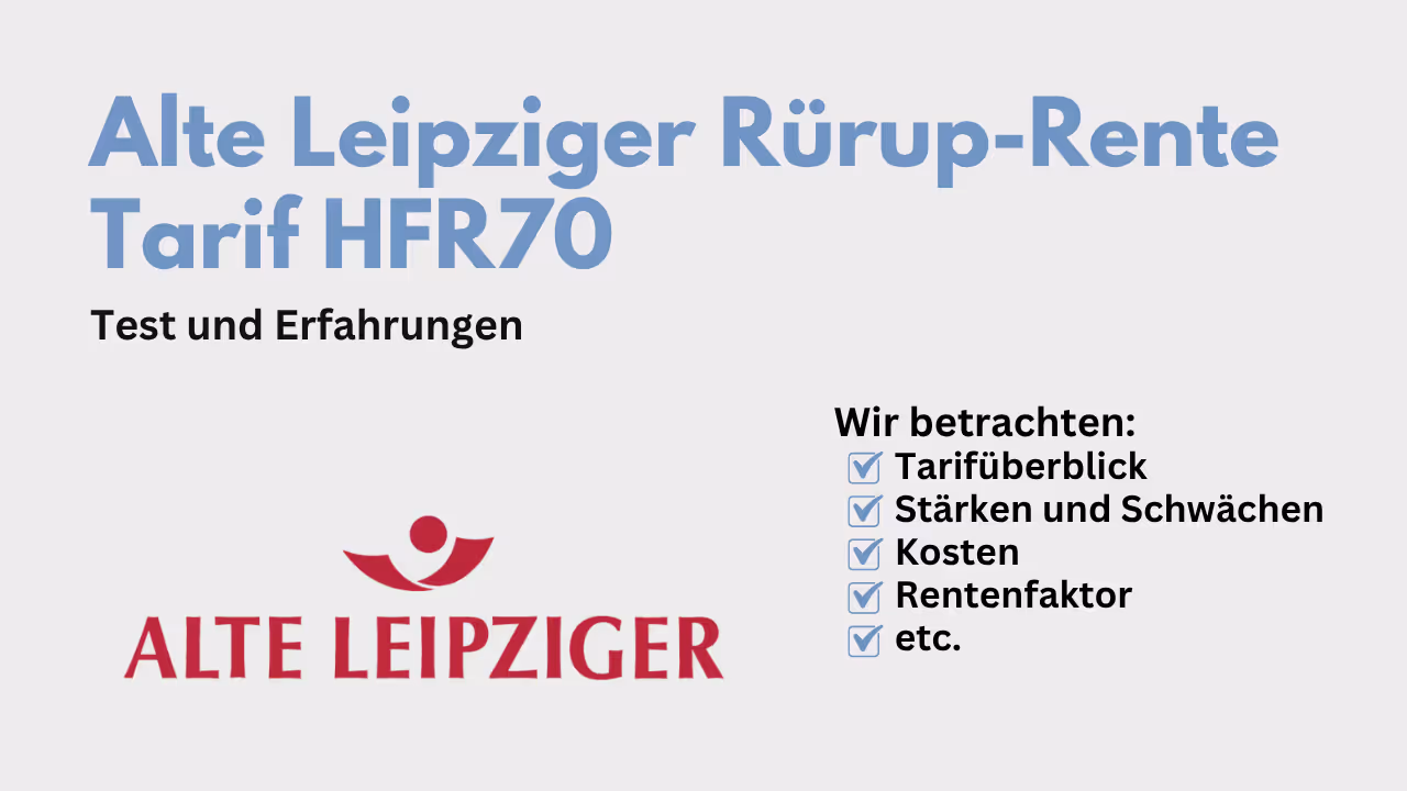 Alte Leipziger Rürup-Rente