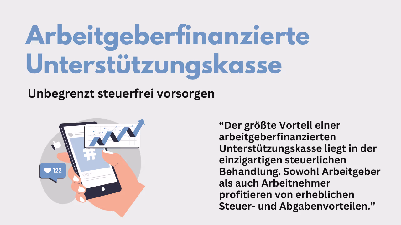 Arbeitgeberfinanzierte Unterstützungskasse