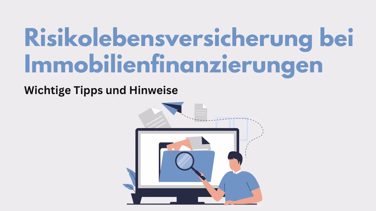 Risikolebensversicherung bei Hauskauf