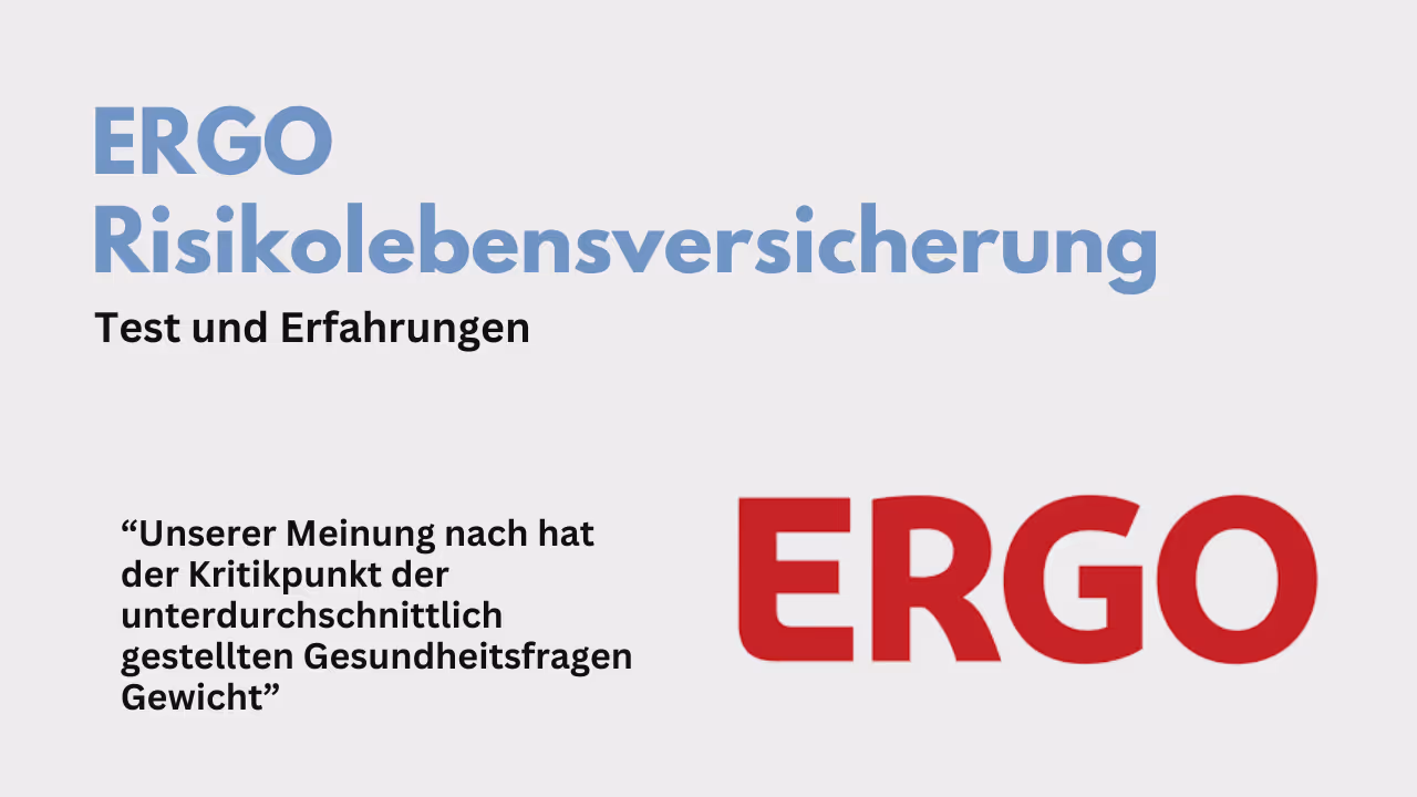 Testbericht - ERGO Risikolebensversicherung