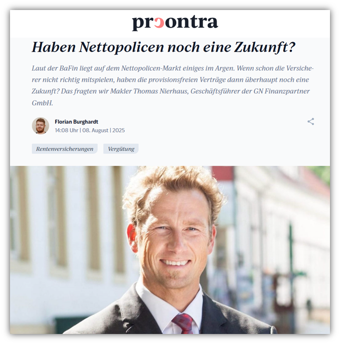 Nettopolicen Altersvorsorge sinnvoll - Vor- und Nachteile