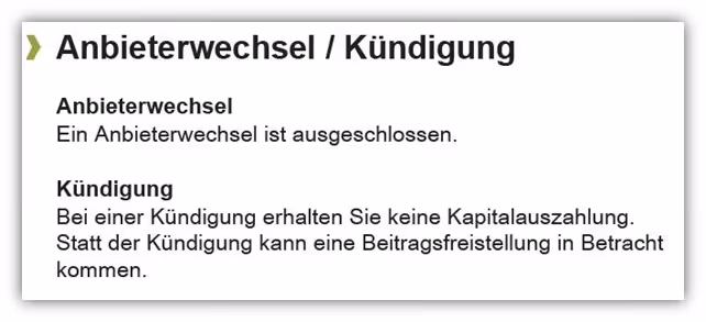 Ergo Basis-Rente Balance Anbieter wechseln