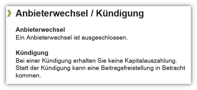Ergo Basis-Rente Balance Anbieter wechseln