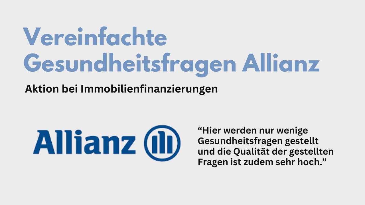 Verkürzte Gesundheitsfragen BU-Allianz