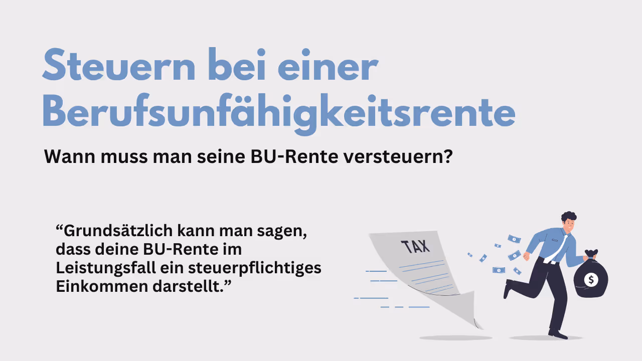 Steuer auf die BU-Rente?