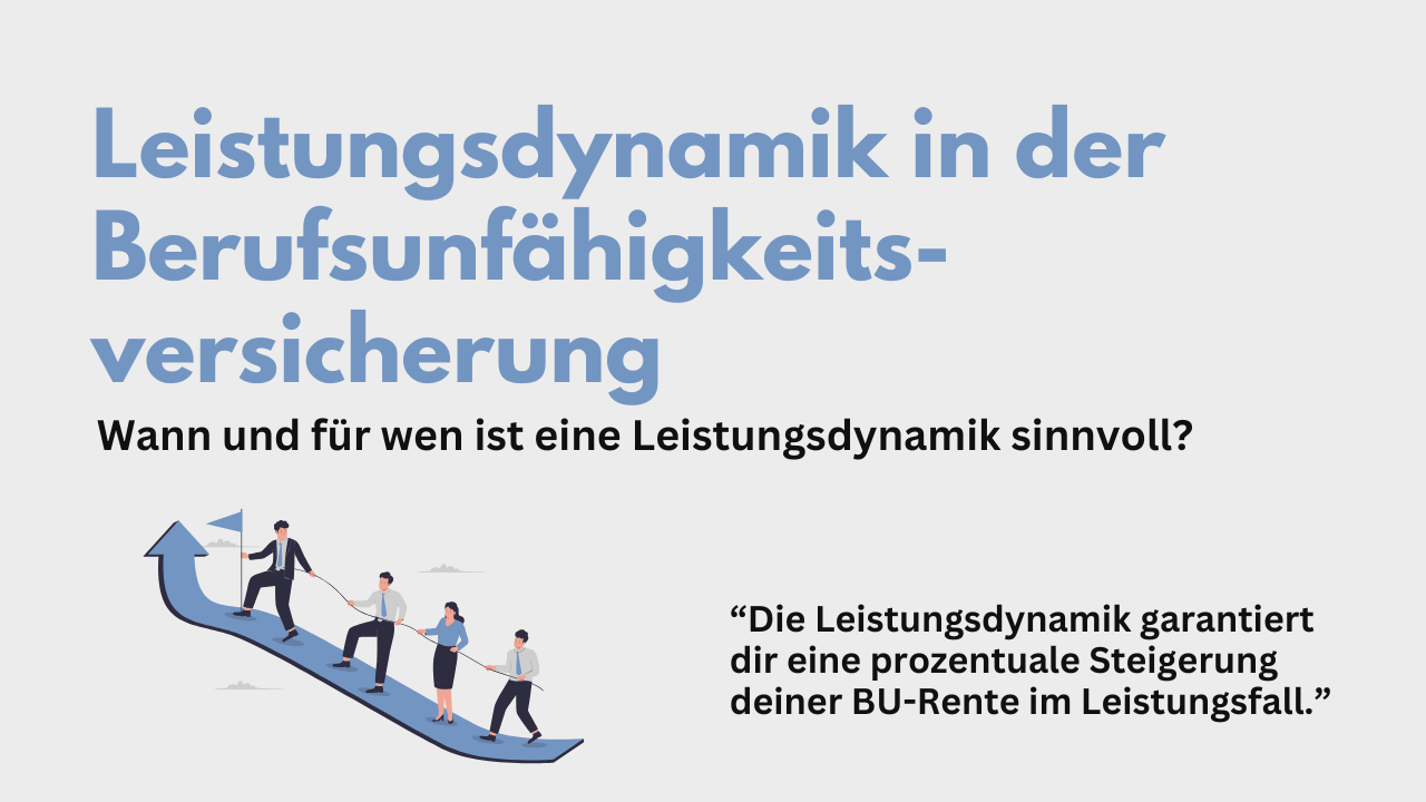 Leistungsdynamik bei der BU-Versicherung 