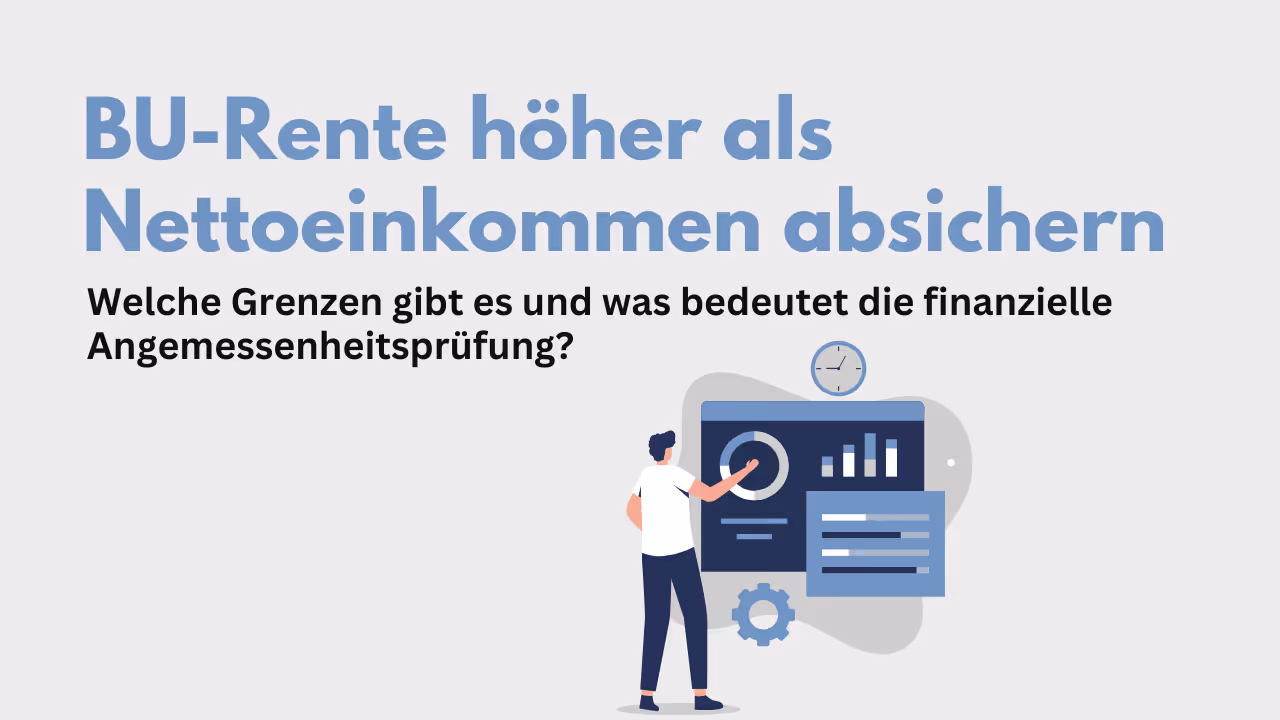 BU-Rente höher als Nettoeinkommen absichern?