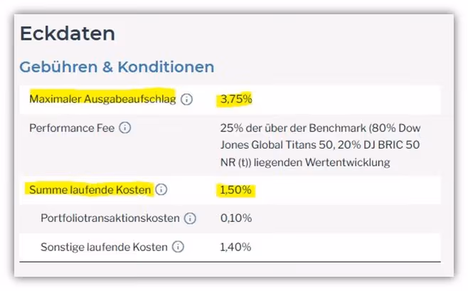 Deka Global Champions CF Kosten und Ausgabeaufschlag