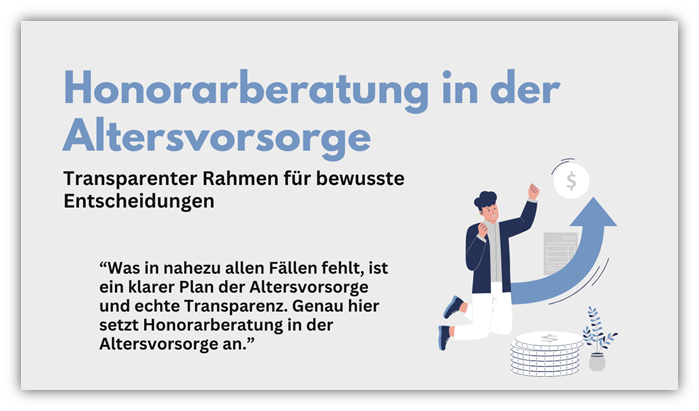 Honorarberatung Altersvorsorge