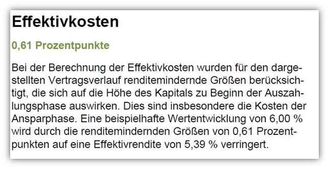 LV 1871 Rürup Rente Effektivkosten