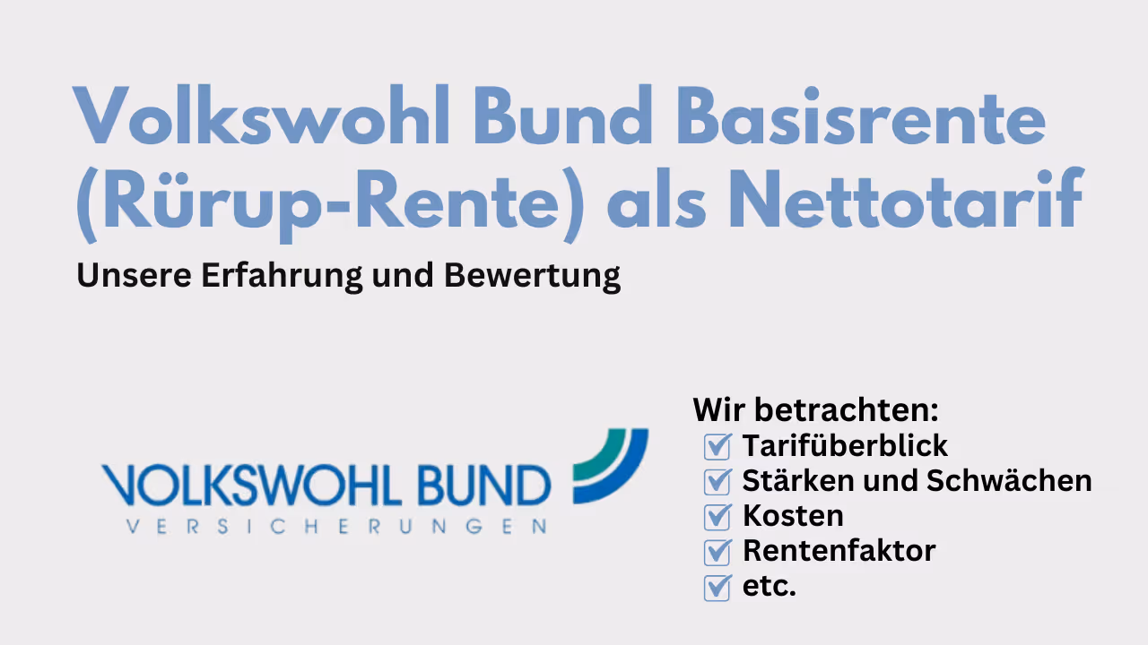 Volkswohl Bund Basisrente 