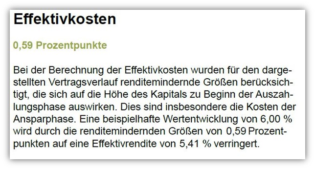Continentale Basisrente Invest Effektivkosten