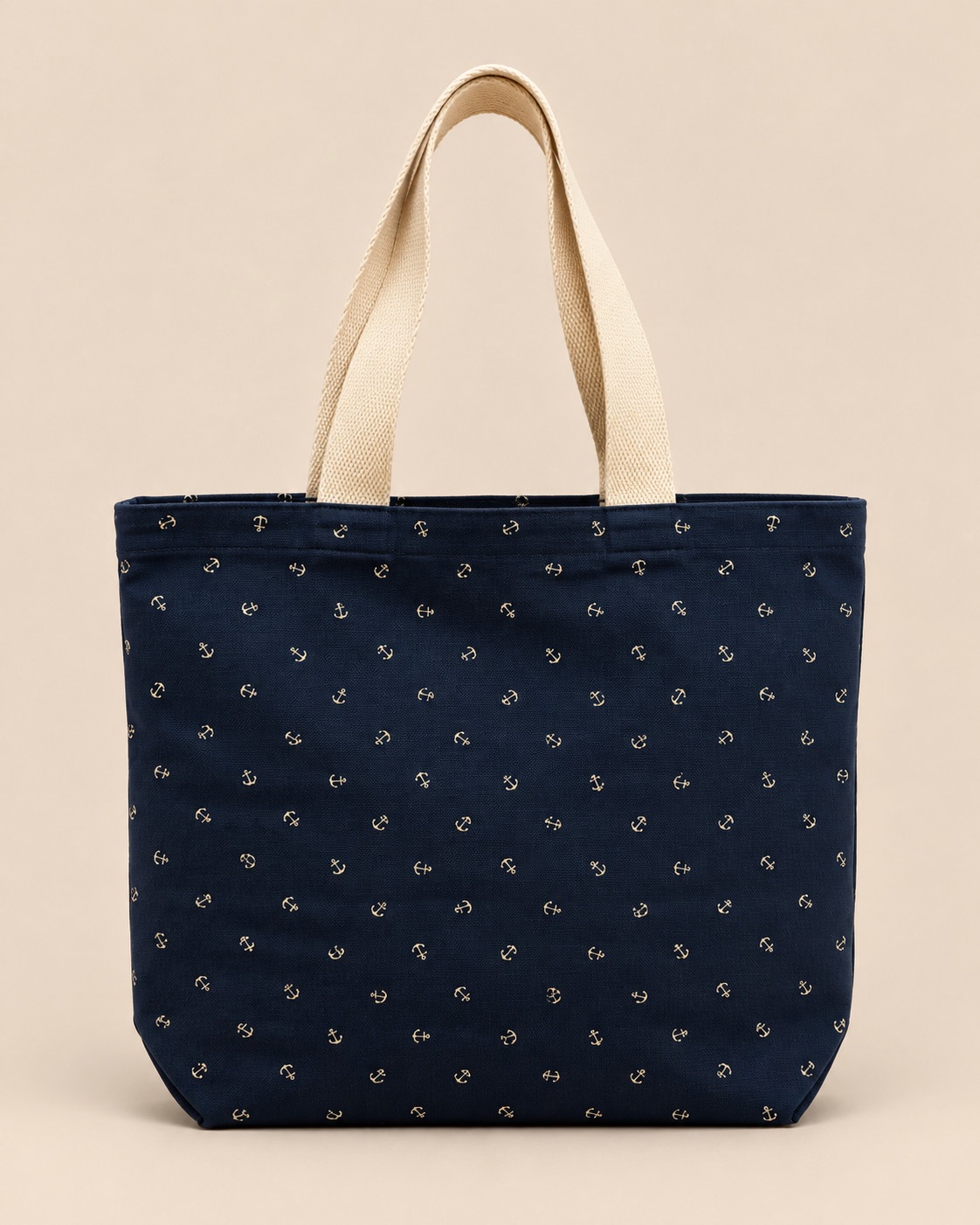 Anchor cinch tote, studio plain side