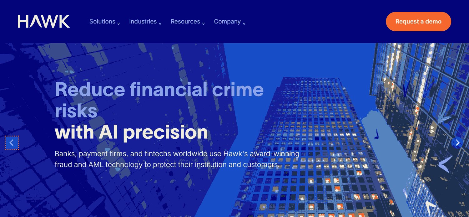Hawk AI homepage