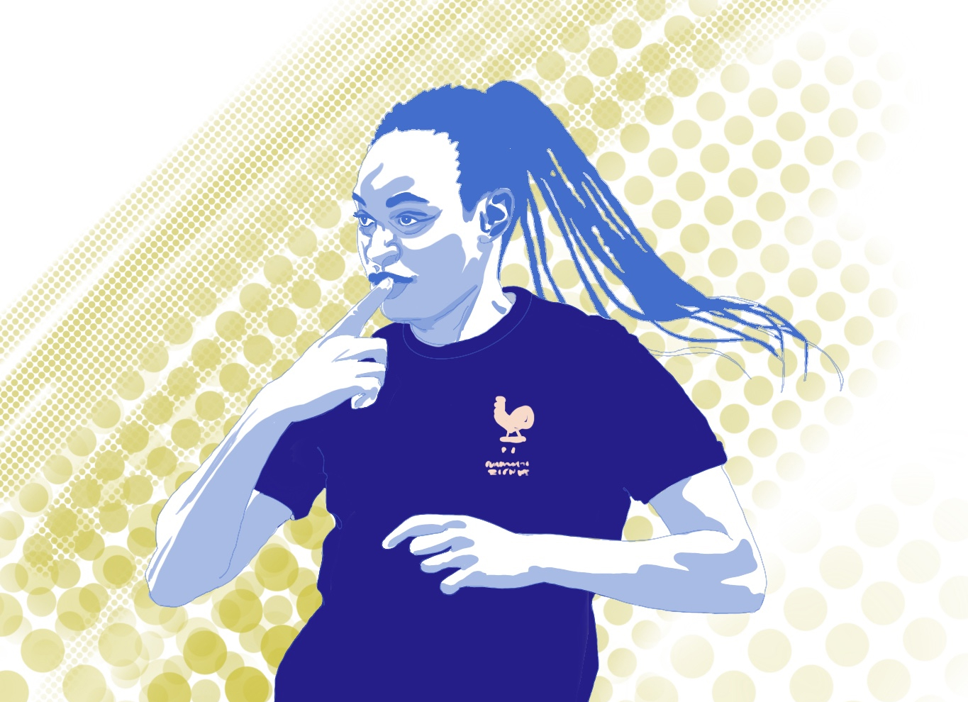 La sélectionneuse de l'équipe de France féminine de football Corinne Diacre a annoncé ce lundi midi, la liste des 23 joueuses qui participeront à l'Euro2022.