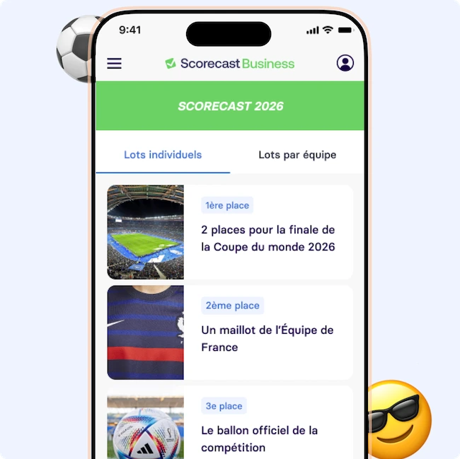 Mockup scorecast business