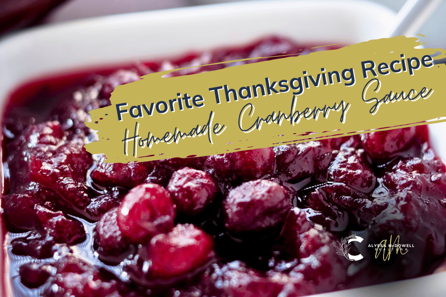 The Thanksgiving Side Dish I Always Make — My Favorite Cranberry Sauce Recipe 🍊✨