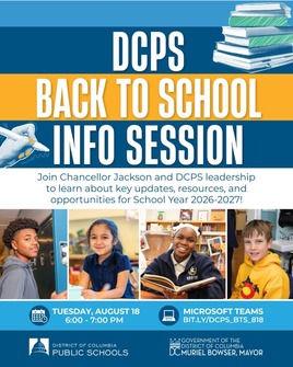 DCPS Back to School Info Session