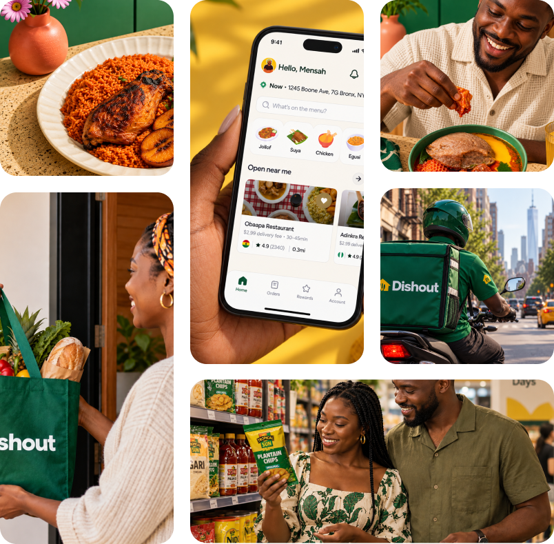 Hero image showing how to reach African customers where they shop, order & eat