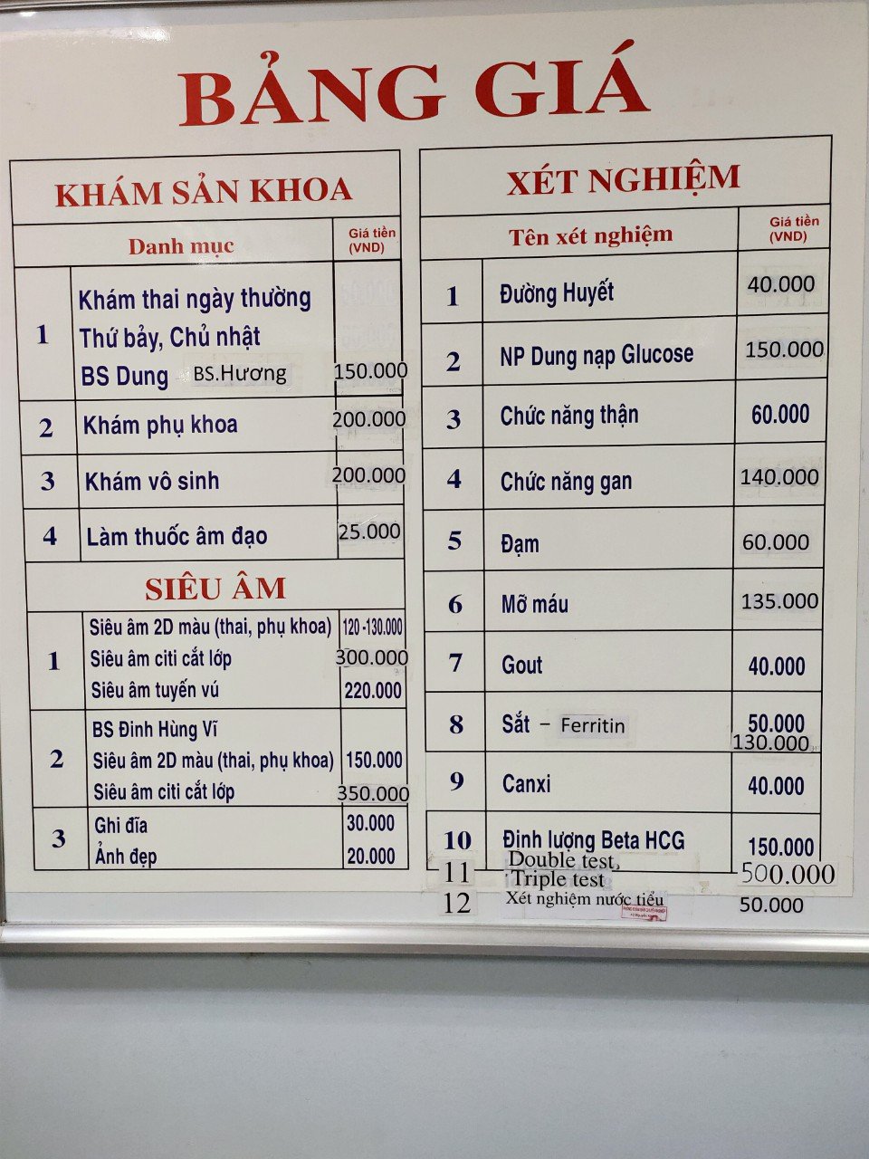 chi-phi-xet-nghiem-sieu-am