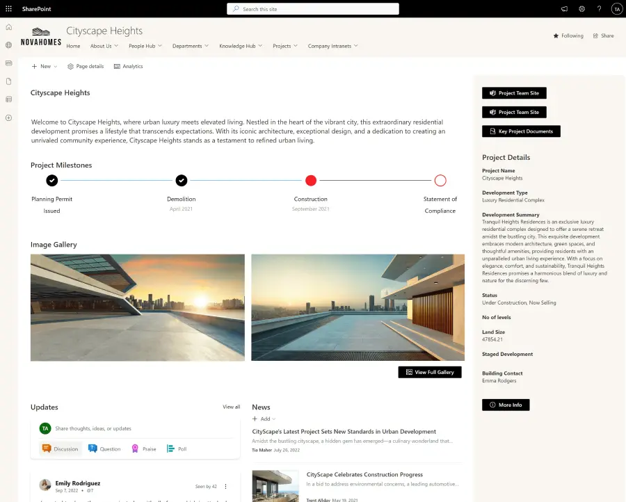 SharePoint Site Examples 3