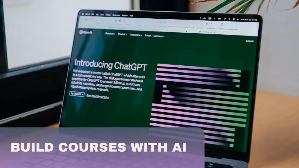 create course using ChatGPT