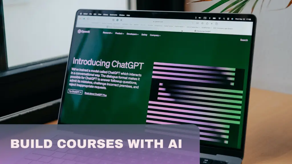 create course using ChatGPT