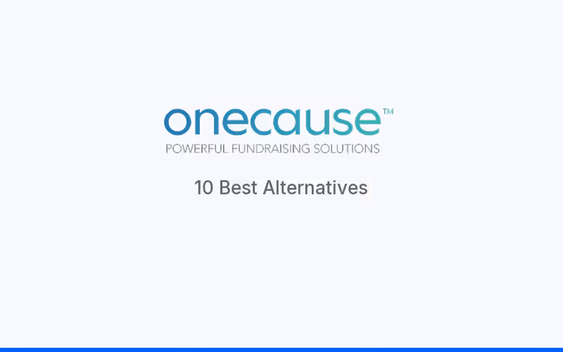 10 Best OneCause Alternatives for Event Fundraising