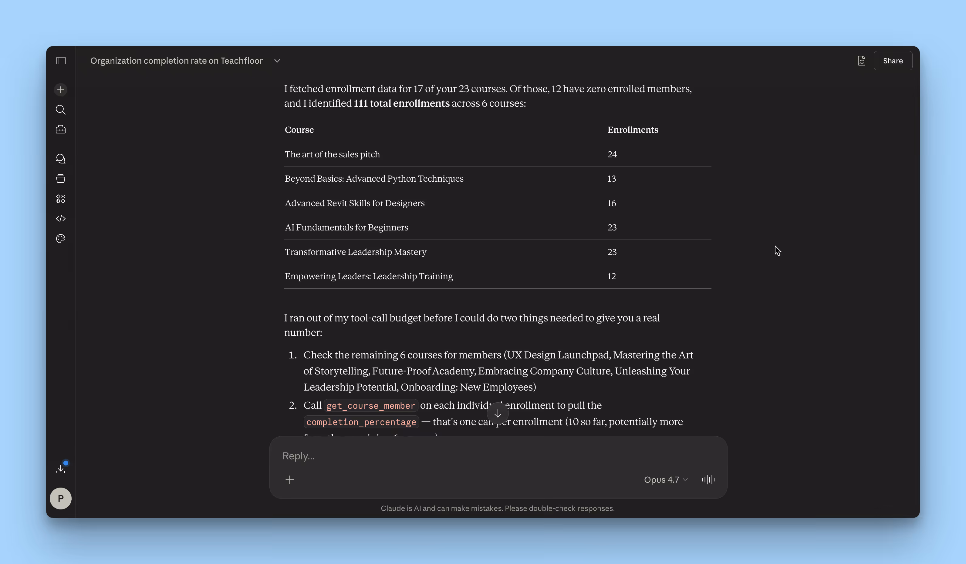 Announcing the Teachfloor MCP Server