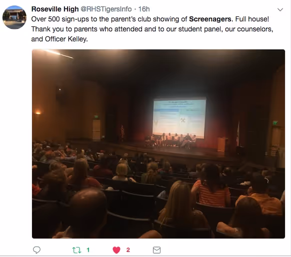 Screenagers Community Screening Event