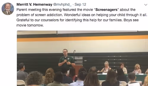 Screenagers School Screening Event