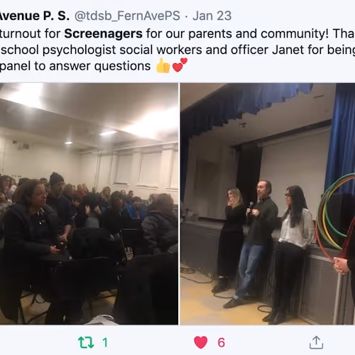 Screenagers School Screening Event