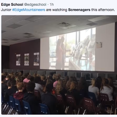 Screenagers School Screening Event