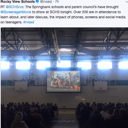 Screenagers School Screening Event