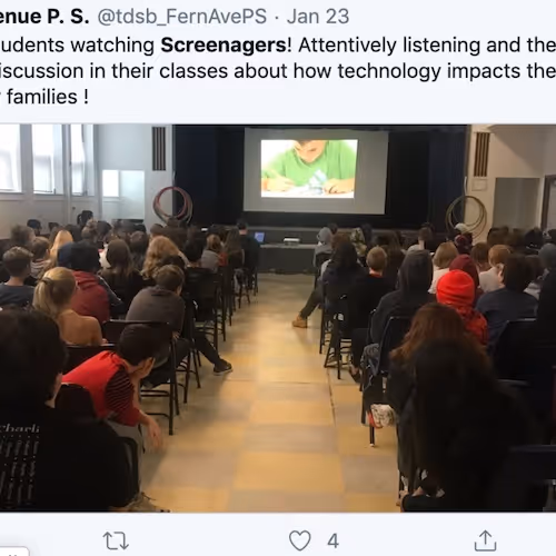 Screenagers School Screening Event