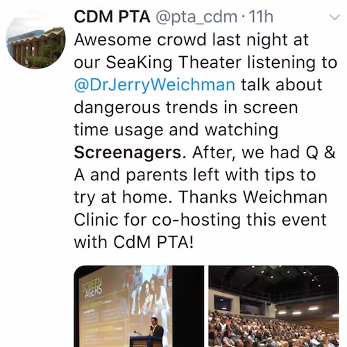 Screenagers School Screening Event