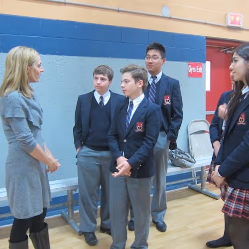 Delaney Ruston Screenagers Filmmaker speaking to a class